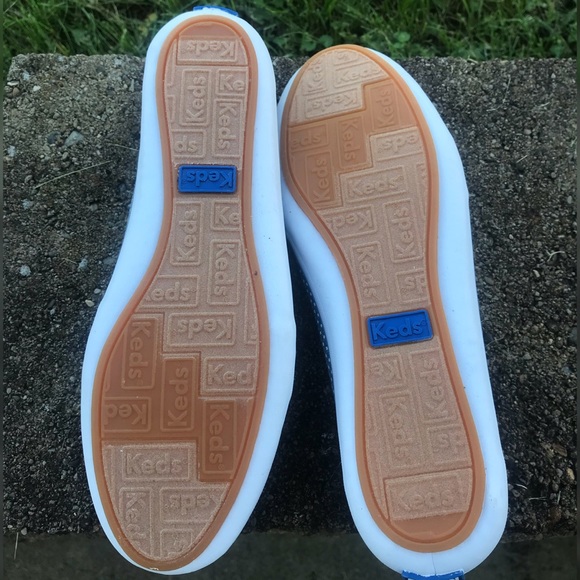 {keds} blue / white polka dot flats • NEW - Picture 4 of 7